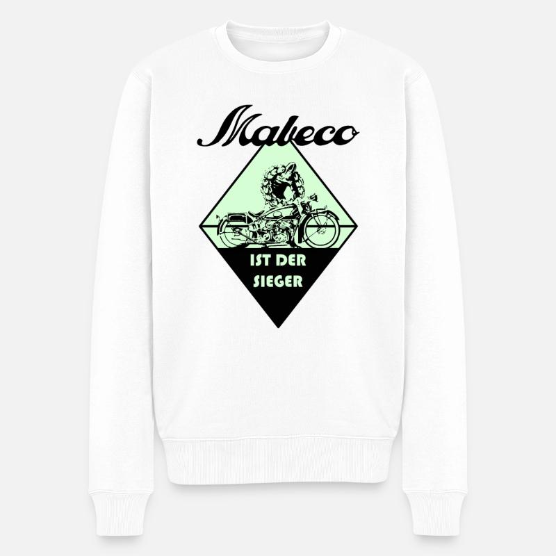 Mabeco ist der Sieger - green - Männer Premium Bio Pullover - Weiß