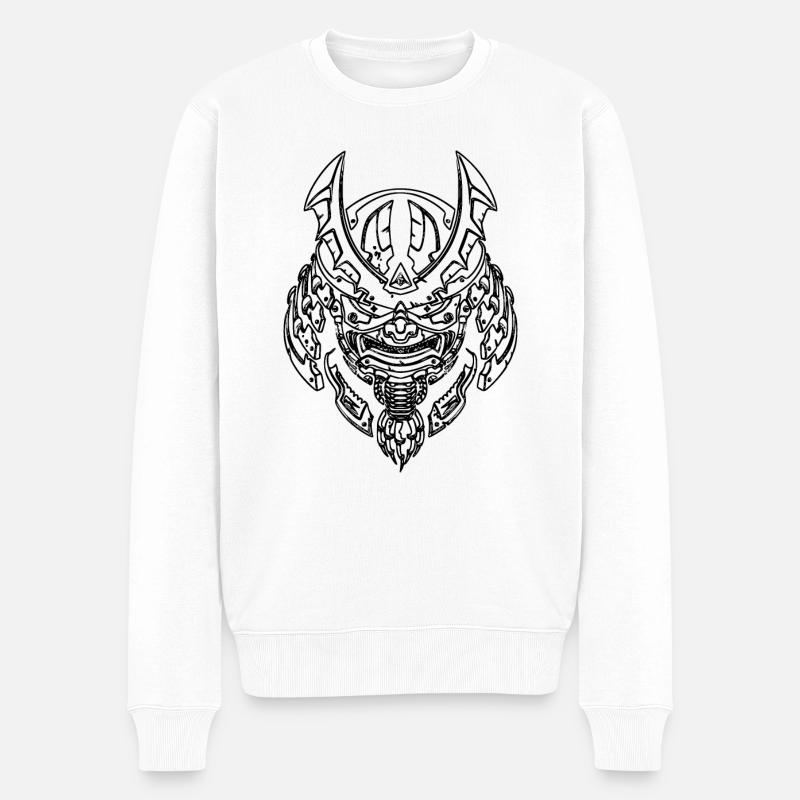 samouraï - Pull Premium bio Homme - blanc