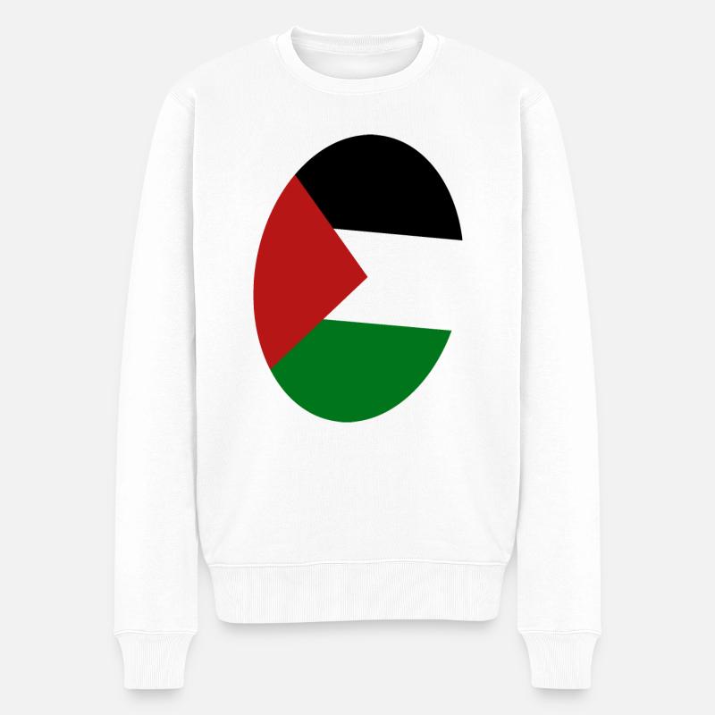 la Palestine libre - Pull Premium bio Homme - blanc