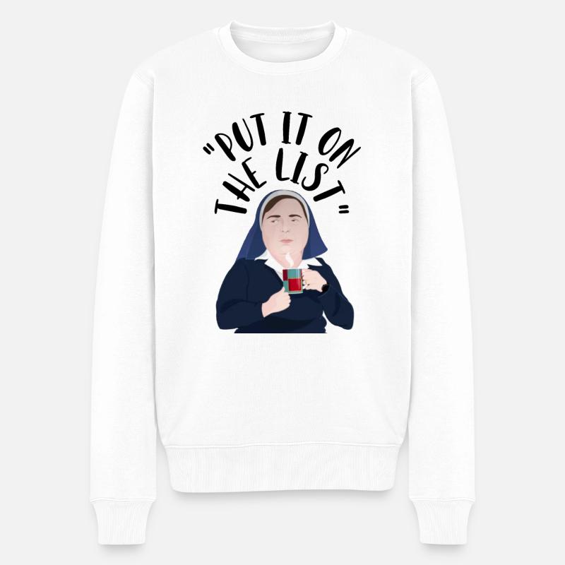 Derry Nordirland Schwester Michael - Männer Premium Bio Pullover - Weiß
