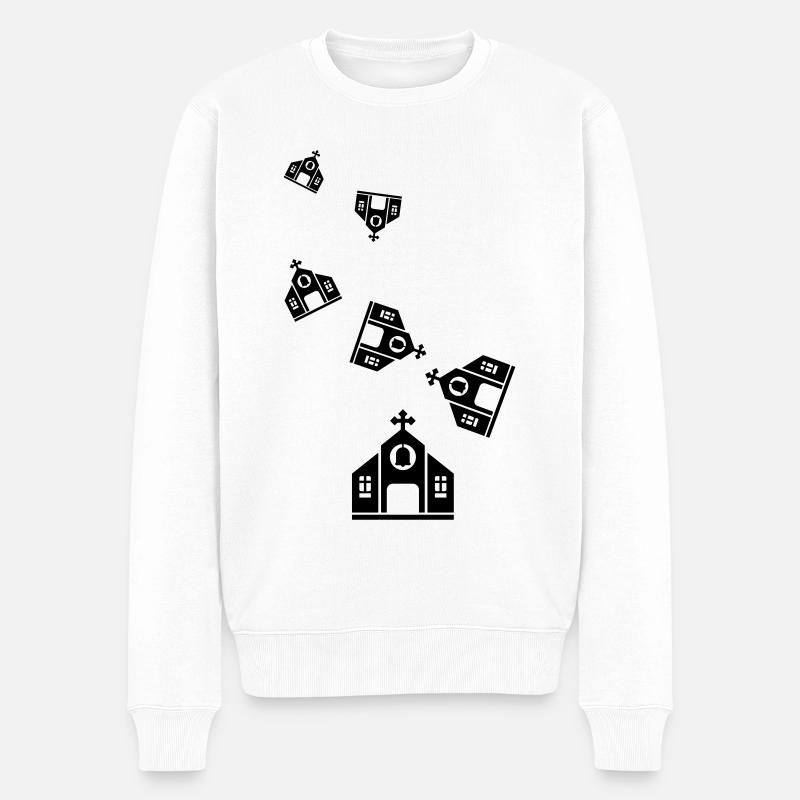 Foi de l’Église - Pull Premium bio Homme - blanc