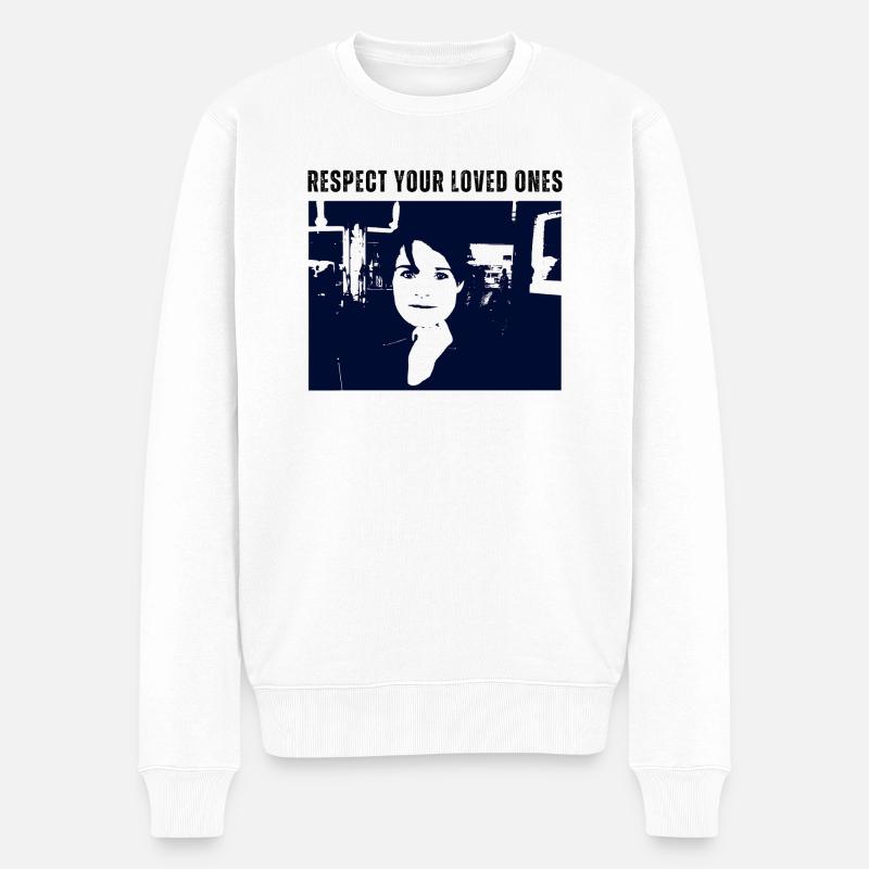 Respectez vos proches - Pull Premium bio Homme - blanc