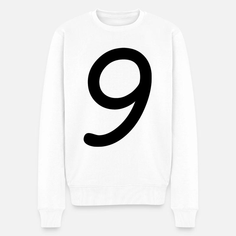 9 - Pull Premium bio Homme - blanc