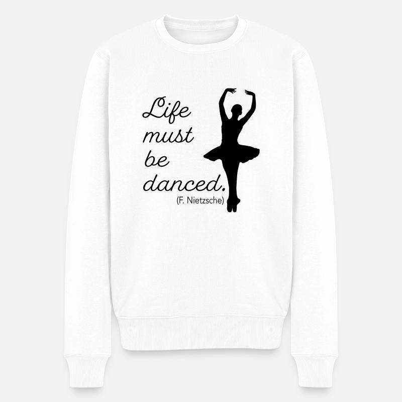 danser - Pull Premium bio Homme - blanc
