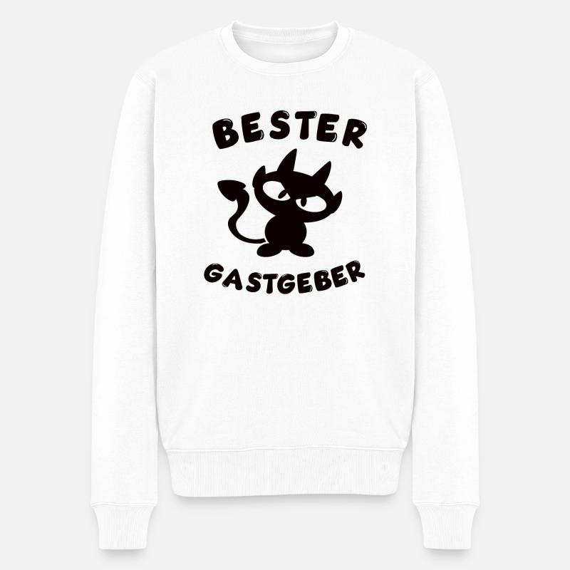 meilleur design d’hôte cool - Pull Premium bio Homme - blanc