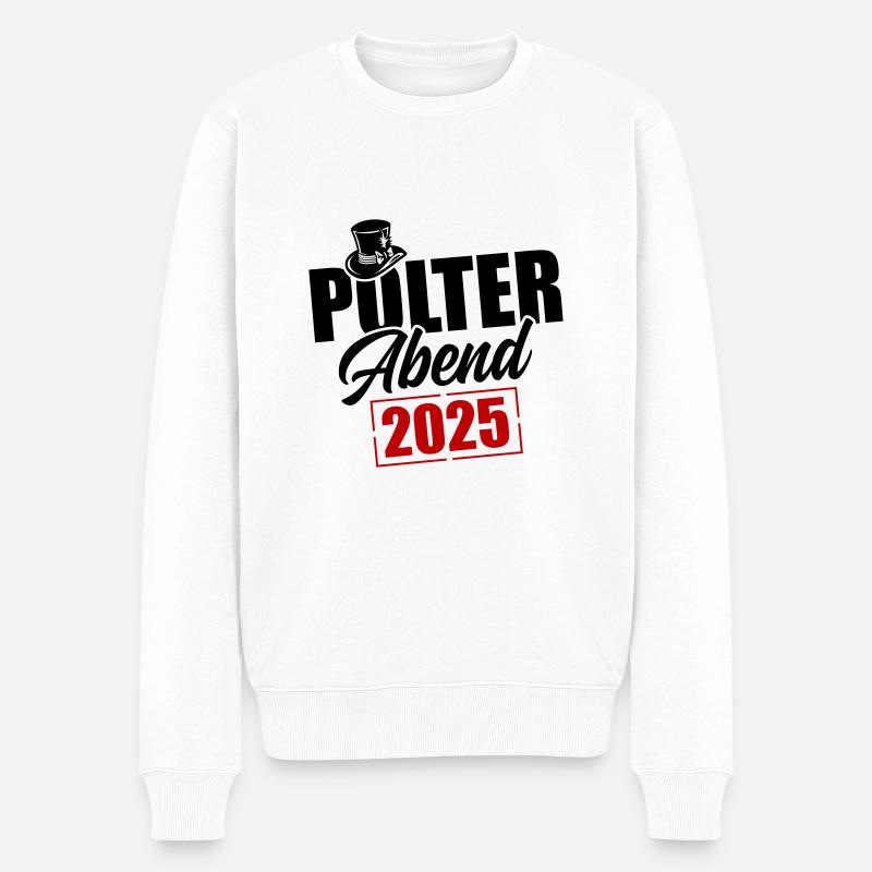 Polterabend 2025 - Männer Premium Bio Pullover - Weiß