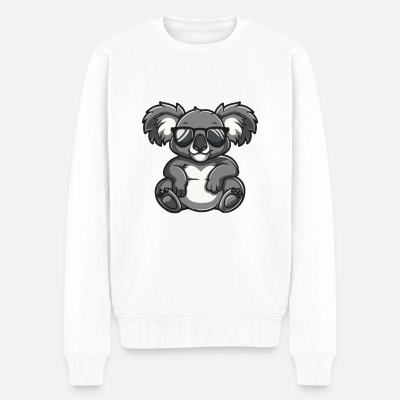 Koala - Pull Premium bio Homme - blanc