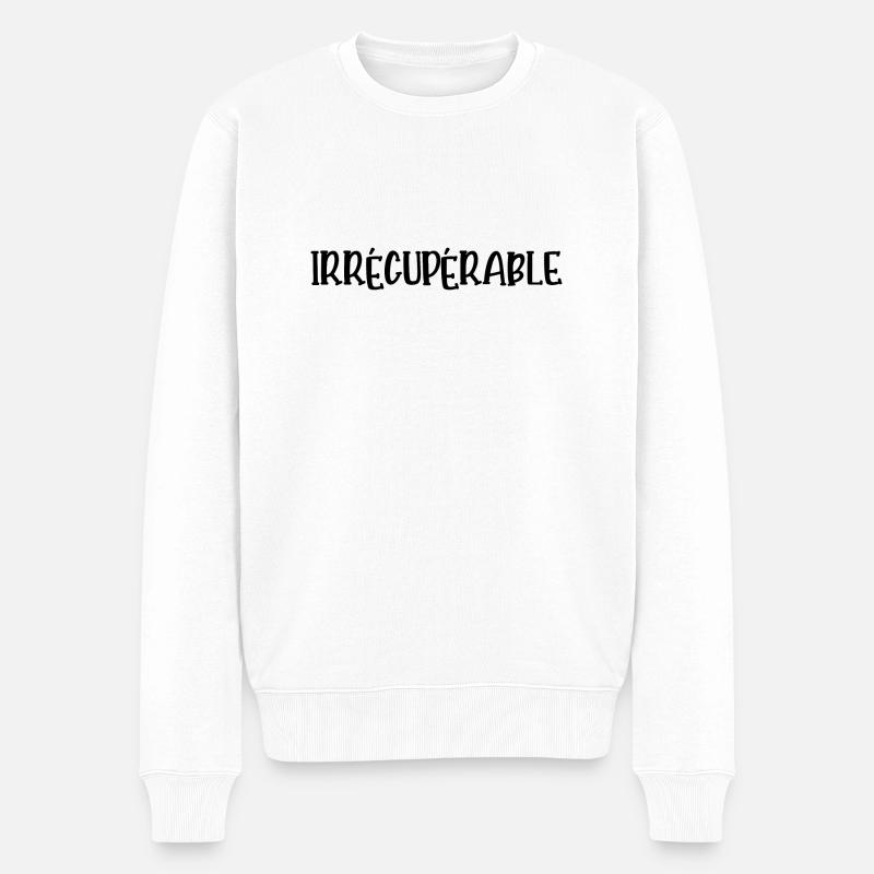 irrécupérable - Pull Premium bio Homme - blanc