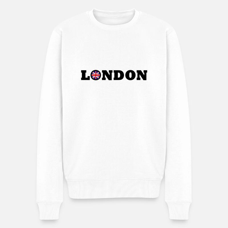 Londres - Pull Premium bio Homme - blanc