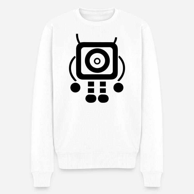 Petit robot - Pull Premium bio Homme - blanc