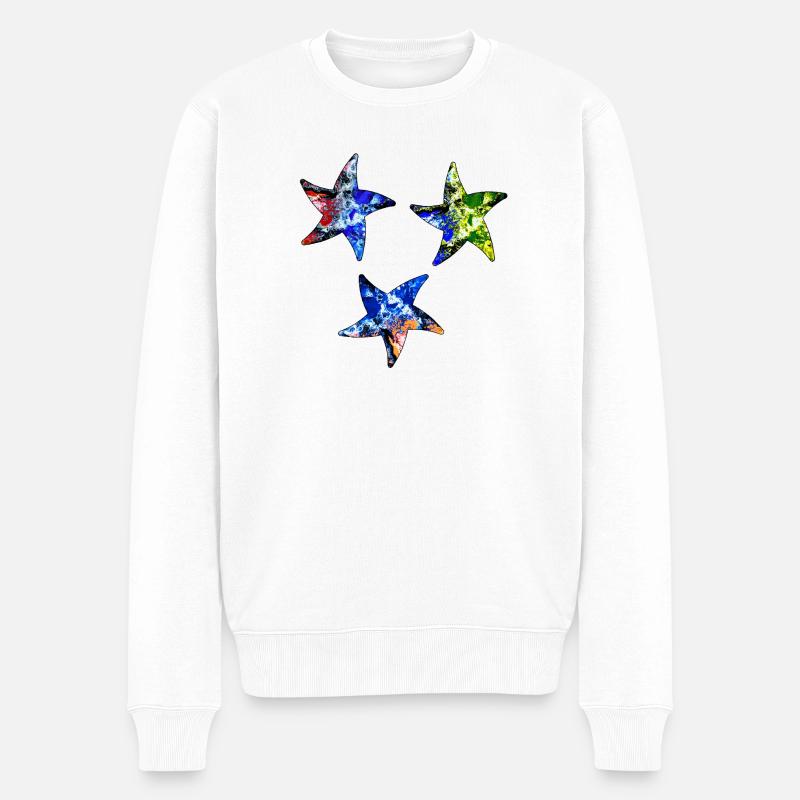 Étoile de mer - Pull Premium bio Homme - blanc