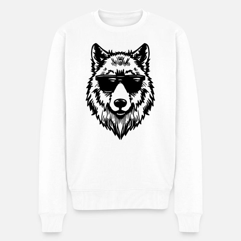 Loup - Pull Premium bio Homme - blanc