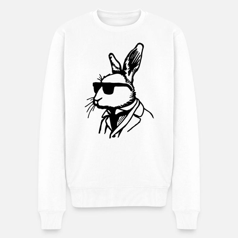 Lapin Lapin - Pull Premium bio Homme - blanc