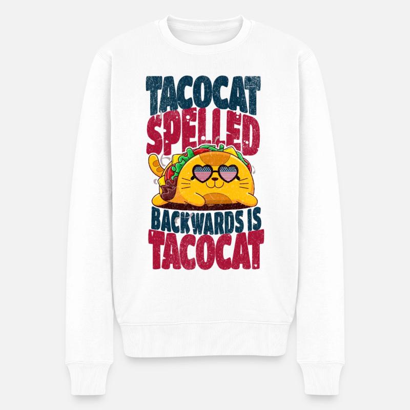 Taco - Pull Premium bio Homme - blanc