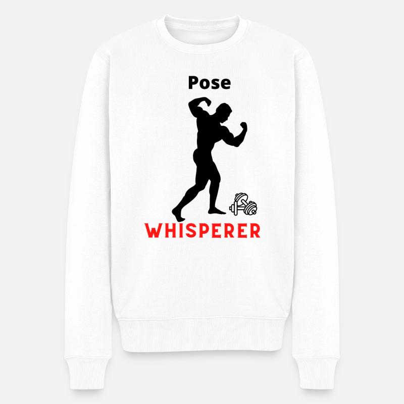 Pose Whisperer - Pull Premium bio Homme - blanc