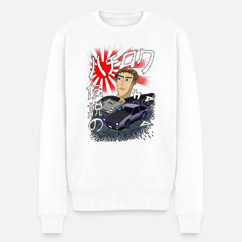 AE86 Legende - Männer Premium Bio Pullover - Weiß