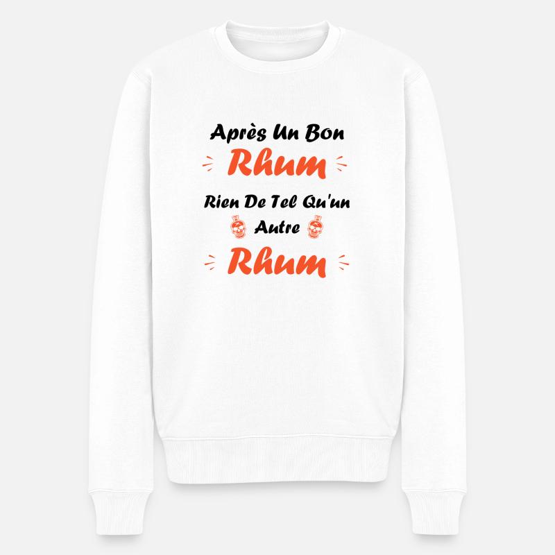 Rhum - Pull Premium bio Homme - blanc