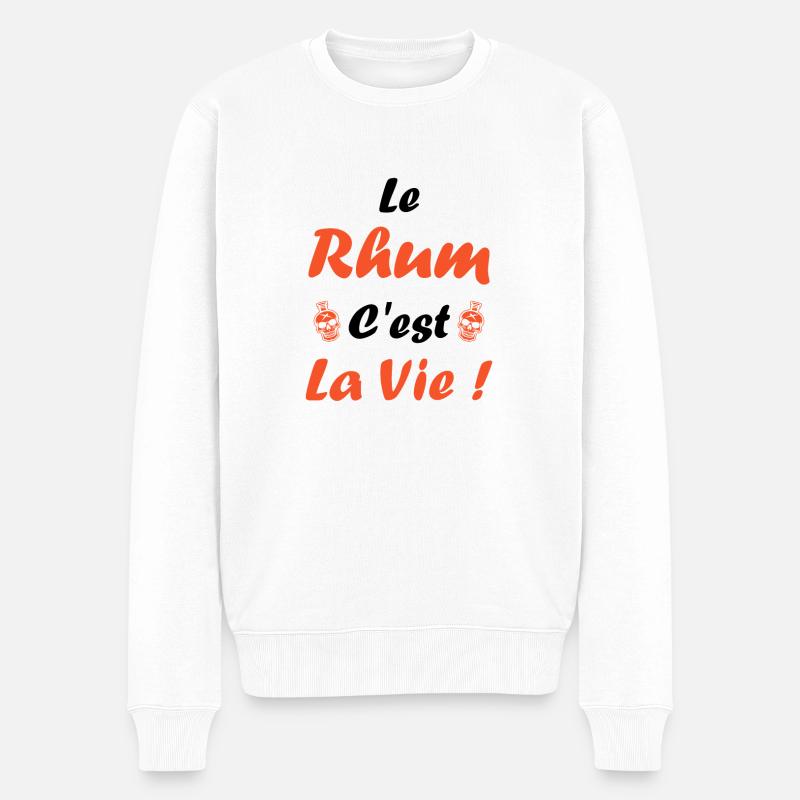 Rhum - Pull Premium bio Homme - blanc