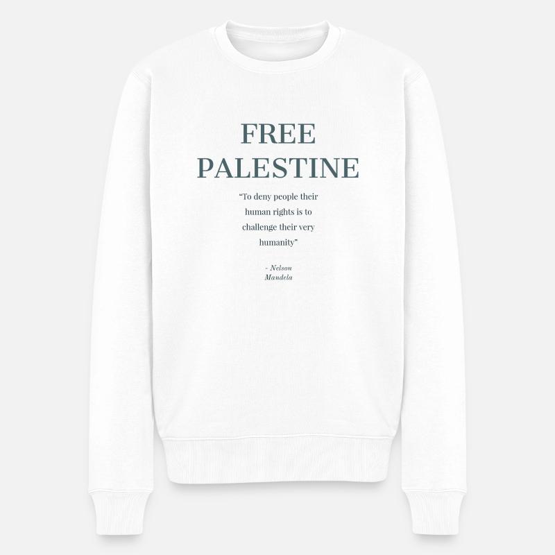 Libérer la Palestine - Pull Premium bio Homme - blanc