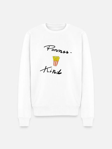 Enfant frites - Pull Premium bio Homme - blanc