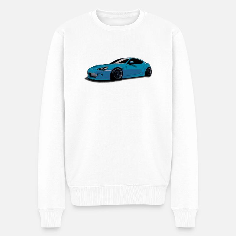 GT86/ BRZ LowLife - Männer Premium Bio Pullover - Weiß