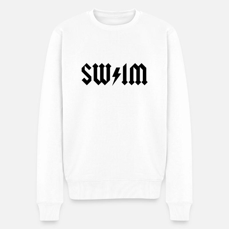 schwimmen - Pull Premium bio Homme - blanc