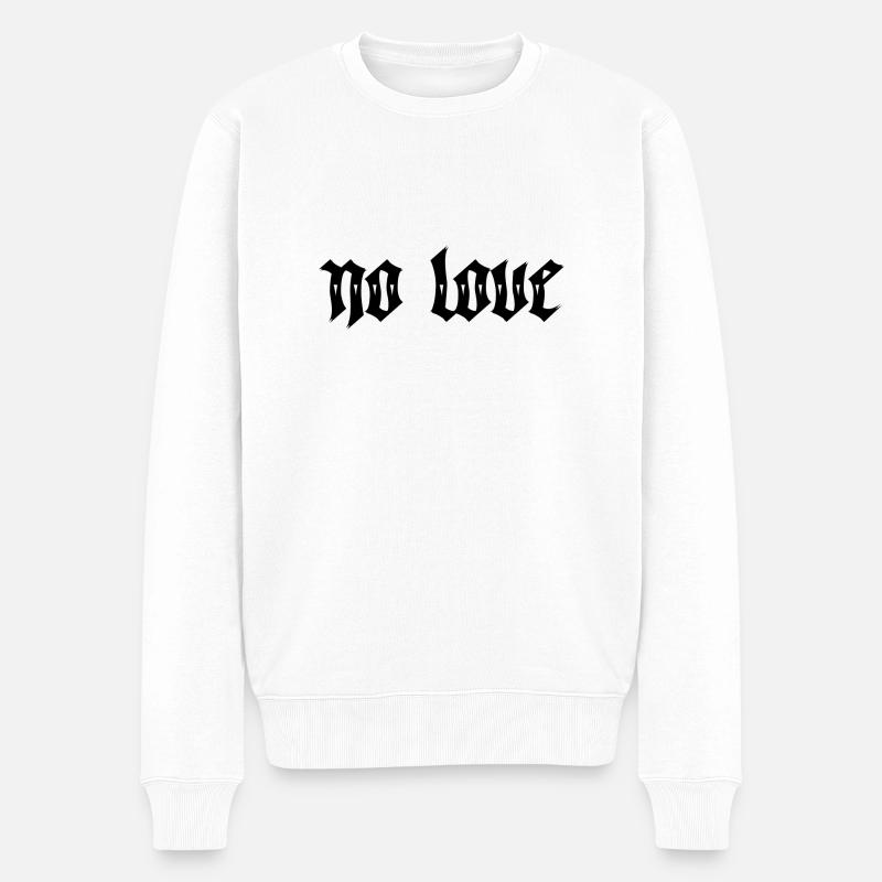 Pas de tatouage d'amour - Pull Premium bio Homme - blanc