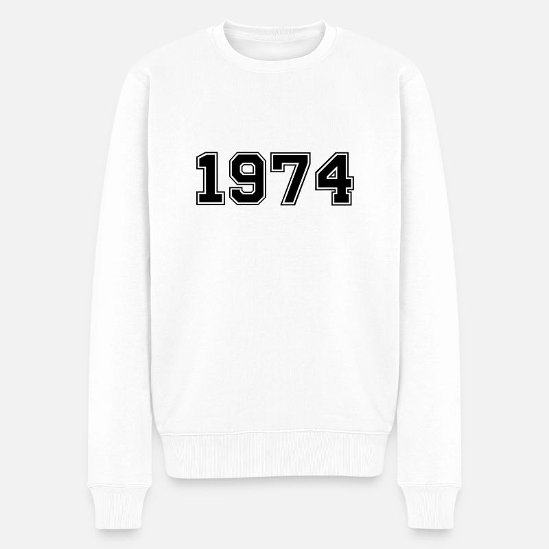 1974 - Pull Premium bio Homme - blanc