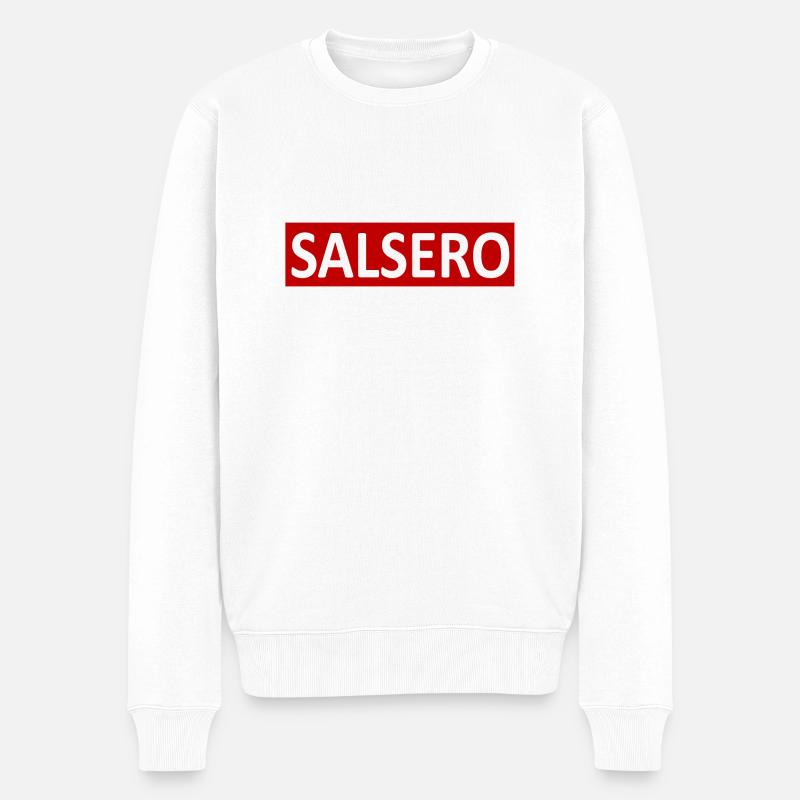 SALSERO - Pull Premium bio Homme - blanc
