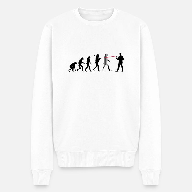 évolution NSA - Pull Premium bio Homme - blanc