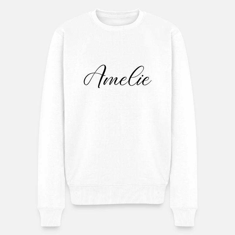 Nom d’Amélie - Pull Premium bio Homme - blanc