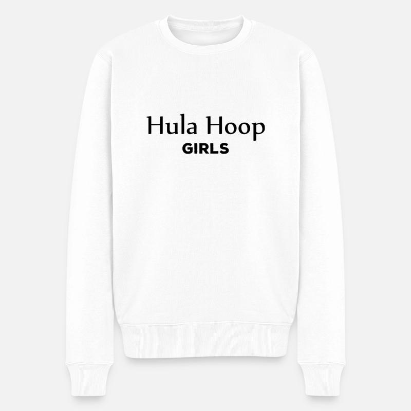 Dancing Dance Music - Männer Premium Bio Pullover - Weiß