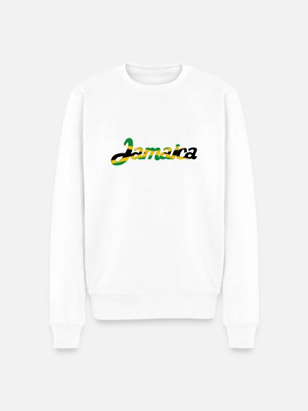 Jamaica - Männer Premium Bio Pullover - Weiß