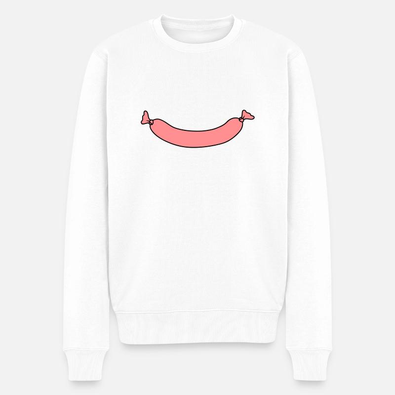 Sausage - Pull Premium bio Homme - blanc