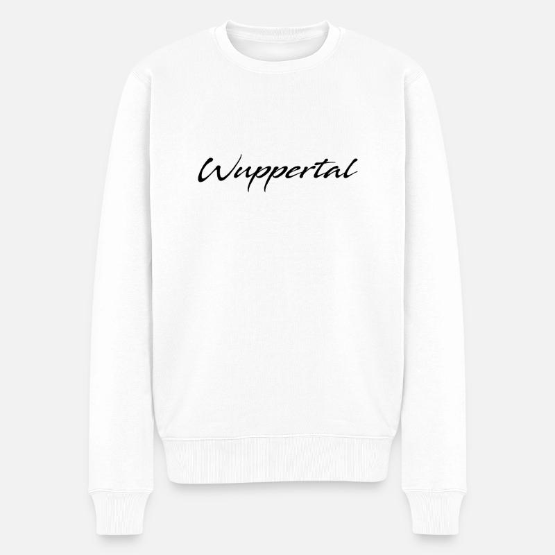 Wuppertal - Pull Premium bio Homme - blanc