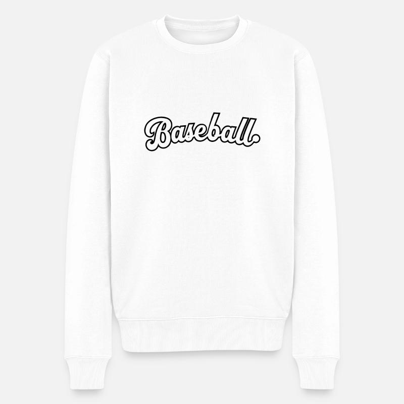 T-SHIRT DE BASEBALL - Pull Premium bio Homme - blanc