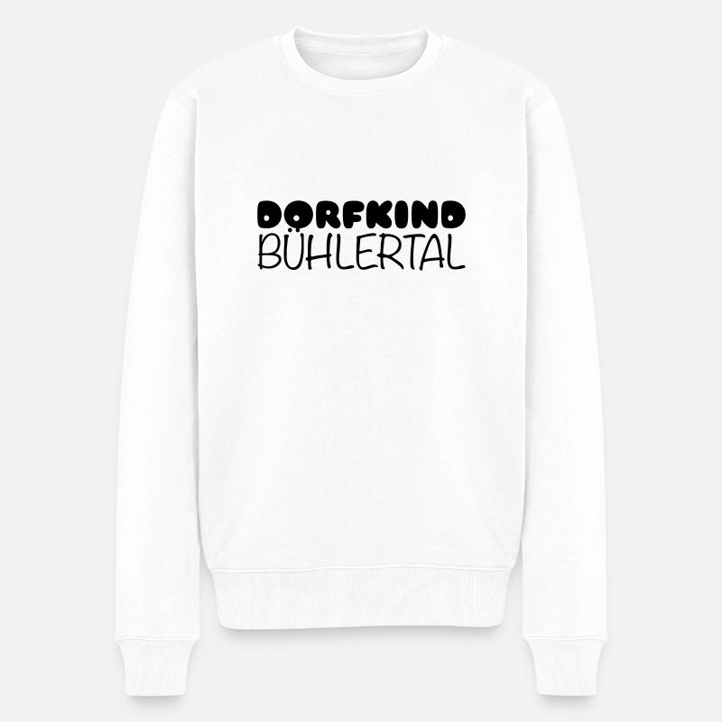 BH10 - Männer Premium Bio Pullover - Weiß