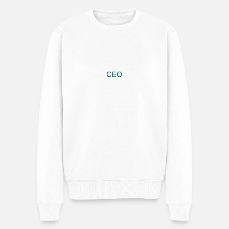 ceo - Pull Premium bio Homme - blanc