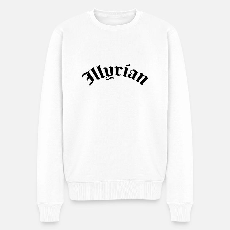 illyrien - Pull Premium bio Homme - blanc