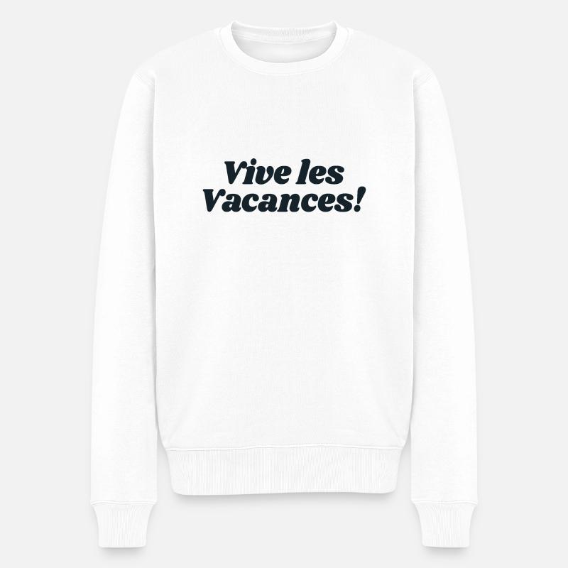 Vive les vacances - Pull Premium bio Homme - blanc