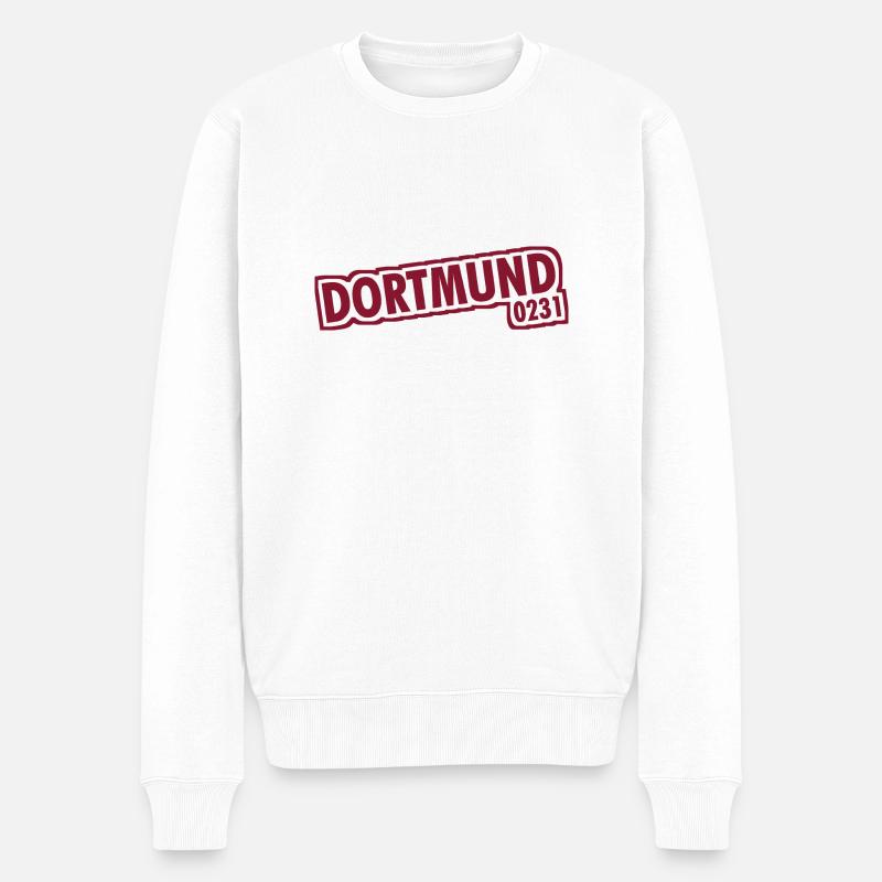 Dortmund - 0231 - Indicatif Régional - Pull Premium bio Homme - blanc