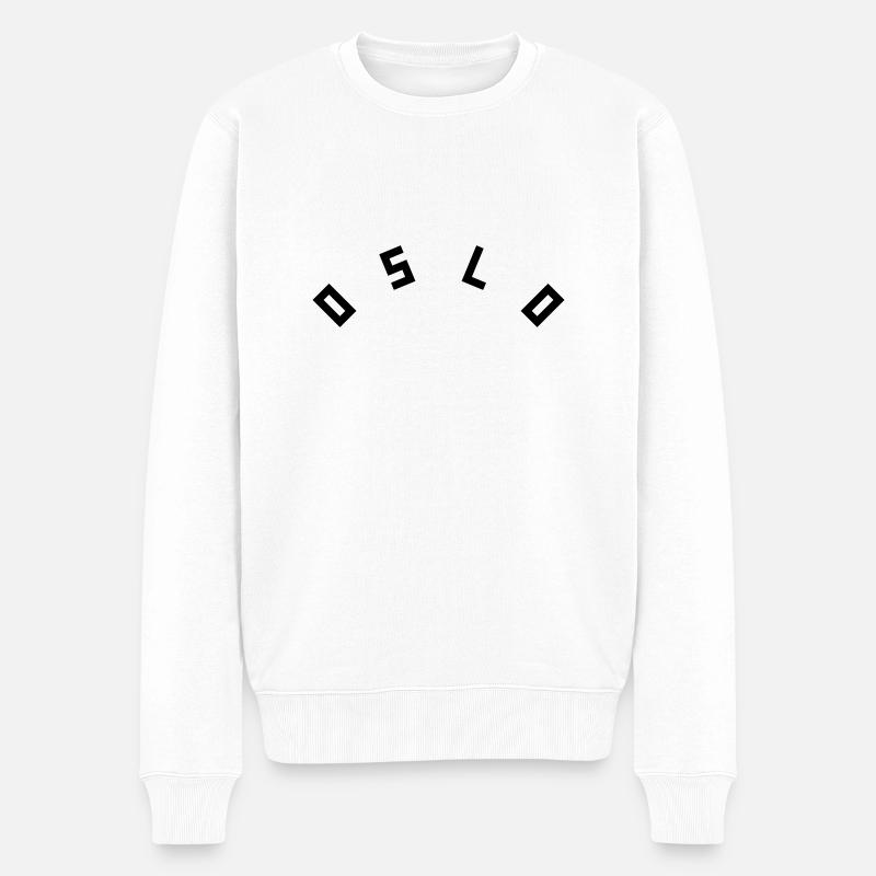 Oslo - Pull Premium bio Homme - blanc