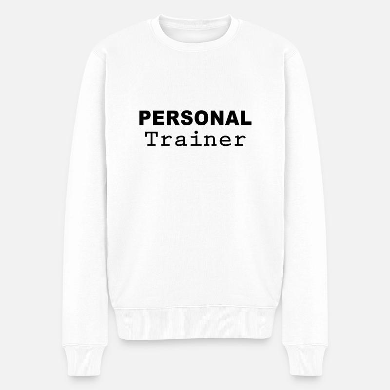 Personal Trainer - Männer Premium Bio Pullover - Weiß