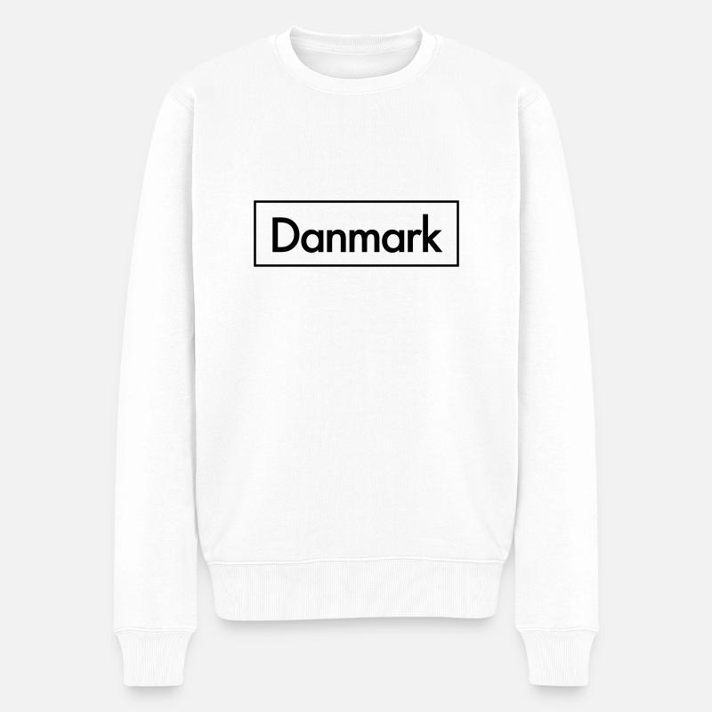 Danemark Modern Cadeau - Pull Premium bio Homme - blanc