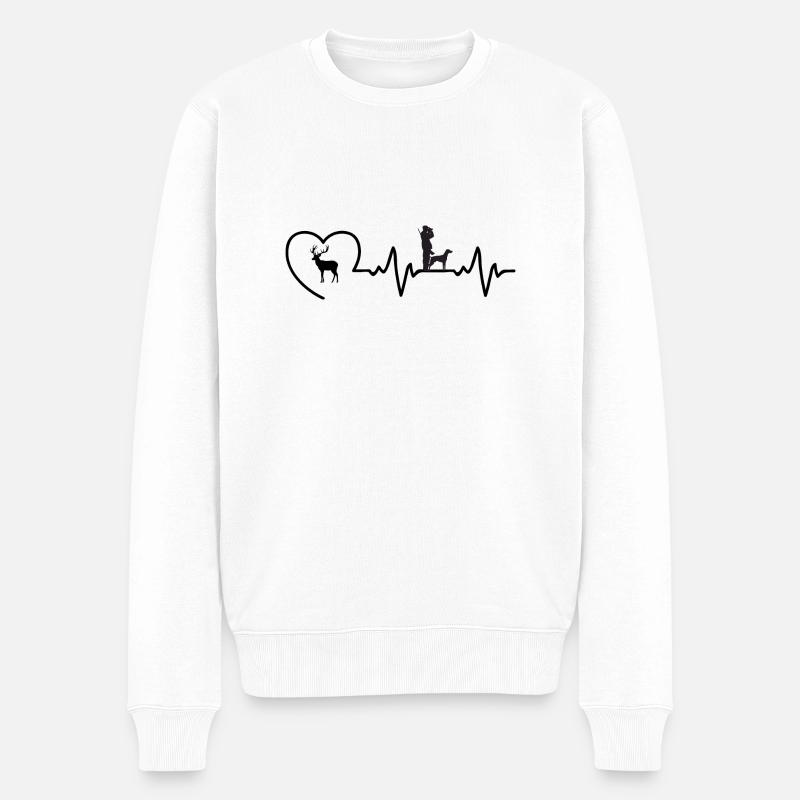 Chasseur - Pull Premium bio Homme - blanc