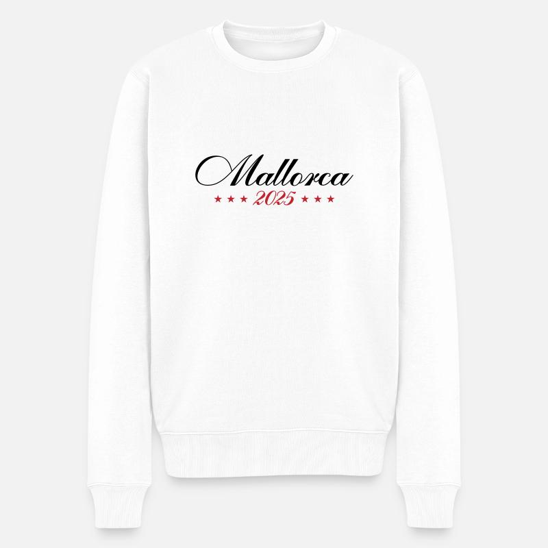 Majorque 2025 - Pull Premium bio Homme - blanc
