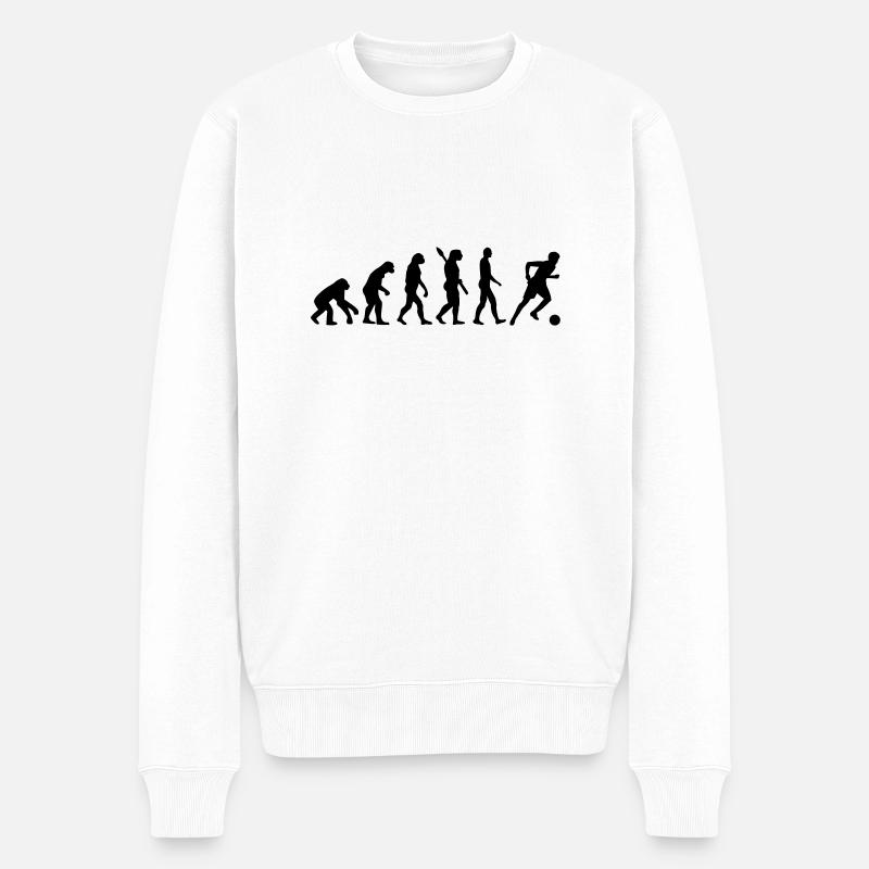 Evolution soccer - Men's Premium Organic Jumper - white