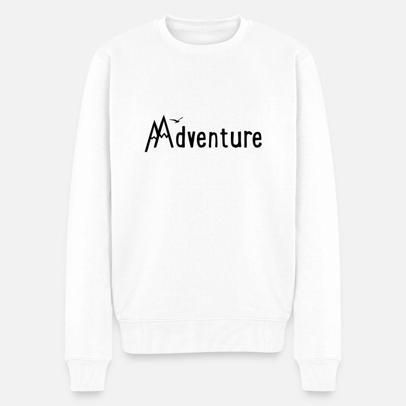 adv2 - Männer Premium Bio Pullover - Weiß