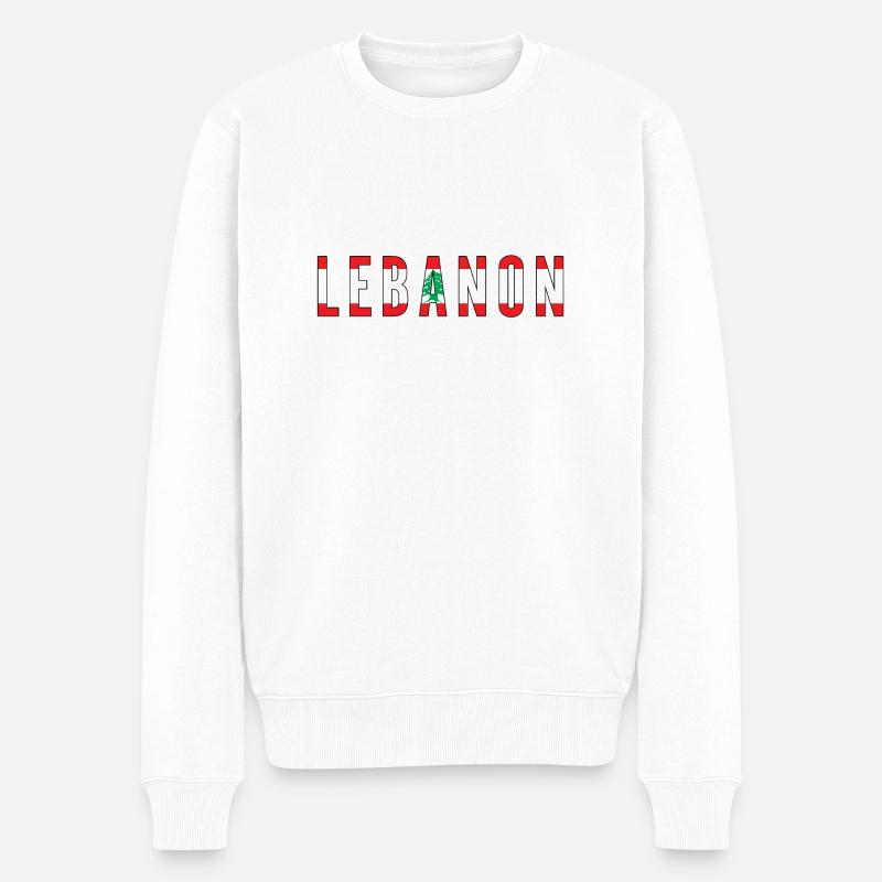 Liban - Pull Premium bio Homme - blanc
