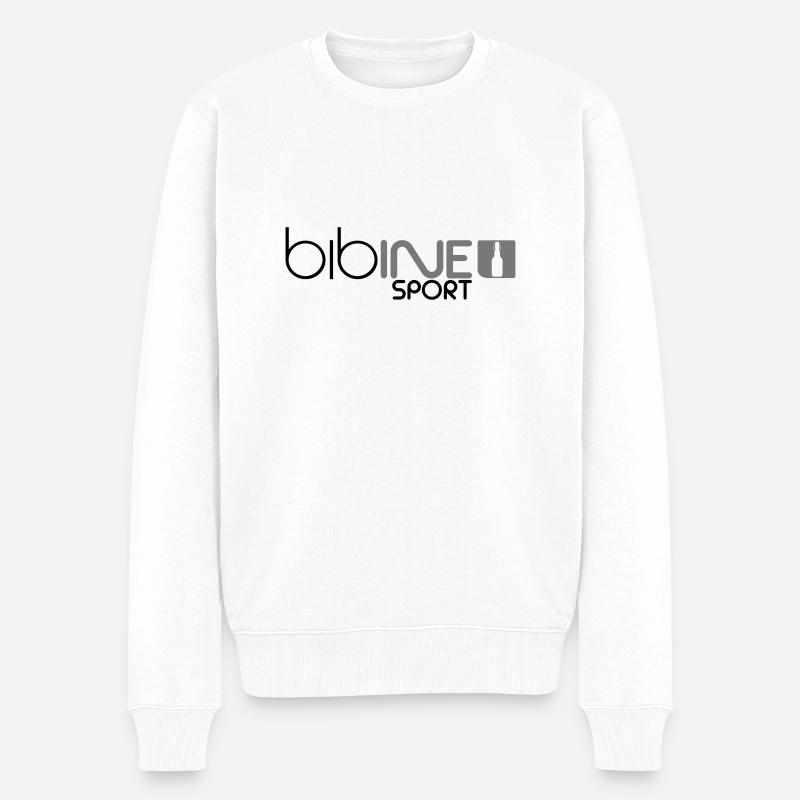 Hooch Sport - Männer Premium Bio Pullover - Weiß